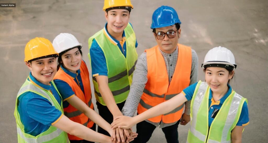 Safety video production company Singapore — Offing Media HSE team on regulated industrial site