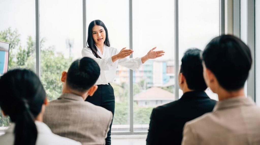 Interview video production Singapore — professional talking head and corporate interview shoots by Offing Media